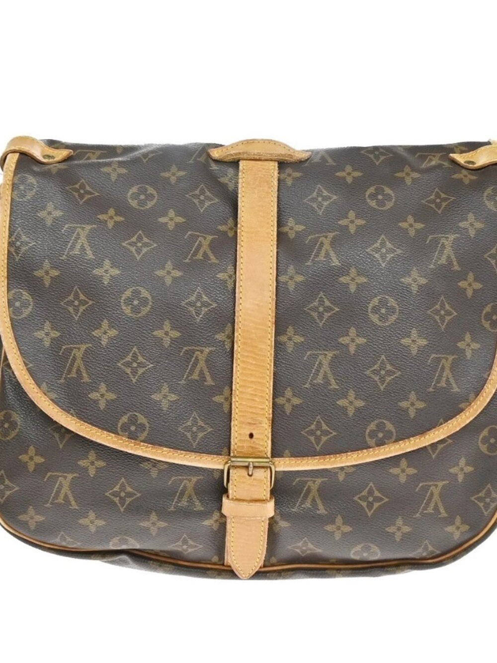 LOUIS VUITTON Saumur 35 Shoulder Bag Monogram Leather BN France M42254 64YJ101 - Picture 3 of 14